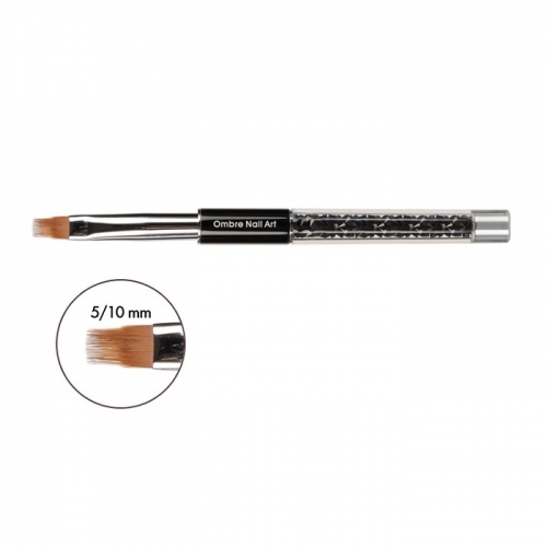 Štetec na ombre čierny - OMBRE BRUSH NAIL ART