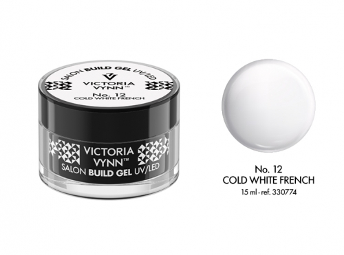 STAVEBNÝ GÉL 15ml -  Č. 12 - Cold White French