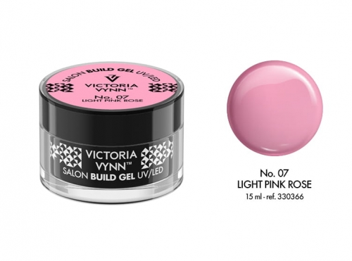 STAVEBNÝ GÉL 15ml -  Č. 07 - Light Pink Rose