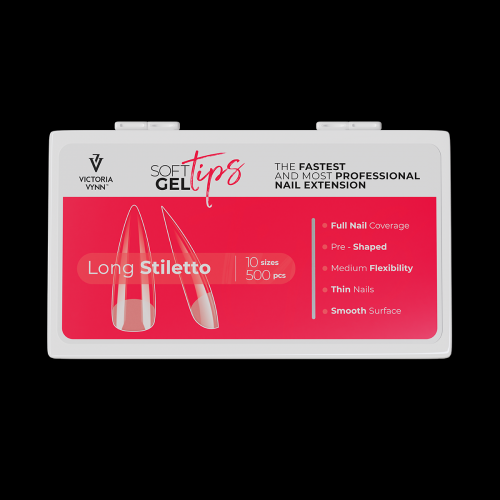 SOFT GEL TIPS Long Stiletto
