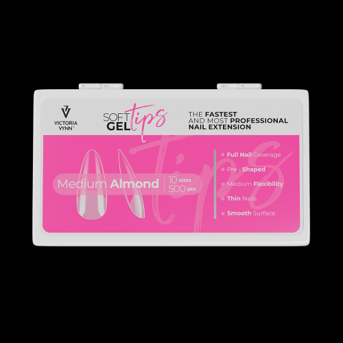 SOFT GEL TIPS Medium Almond