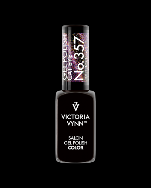 Gel lak - Gel Polish č. 357 Cat Eye Party Flash