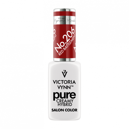 PURE CREAMY HYBRID COLOR -  No. 206 Red Battlement
