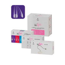 SOFT GEL TIPS Long Coffin štartovacia sada